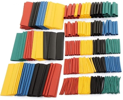 Picture of Multicolor Heat Shrink Tube 5 Color 328 Pcs In Packet Tubing Shrinkable Wrap Wire Cable Sleeve Set Heat Shrink Wire Diy Connector Repair - Tools (Multicolor)