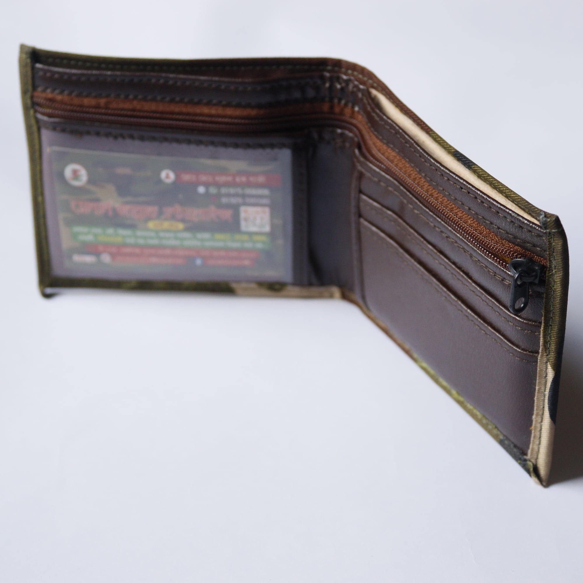 Picture of Colour Multicolor Color Fabric Wallet - Money Bag  For Men - Cotton Canvas Wallet for Men