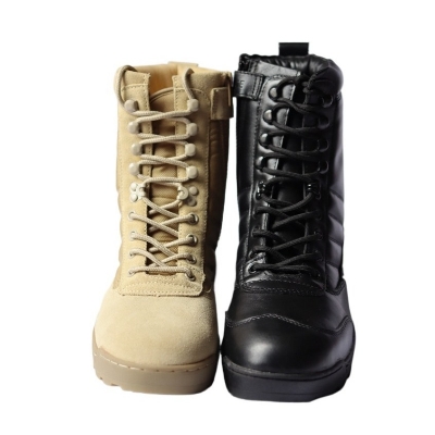 Picture of Fashion Brown boots for Bikers - Zipper Fashion long boots - Cow Leather Boots for Man