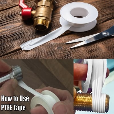 Picture of Ptfe Teflon Thread Seal Tape For Plumbing Plumber Fitting Leak Water Oil Gash Pipe Thread (White)
