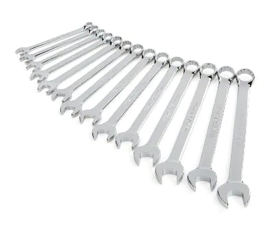 Picture of Combination Spanner Wrench Set (6-24) 14 pcs Tool Set (Silver)