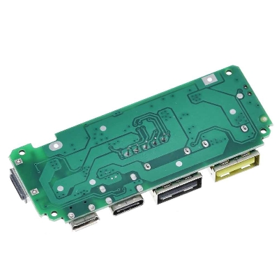 Picture of Power Bank First Charging Circuit Type C Micro Lightning USB Supported Dual Output 5V 2.4A LED Display First Charging Circuit Module - Power Bank - power bank circuit (Multicolor)
