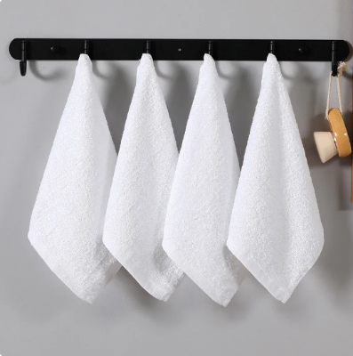 Picture of 100% Cotton Soft Small Hand Napkin Towel on Sale- Soft Face Towel White - 30cm x 30cm
