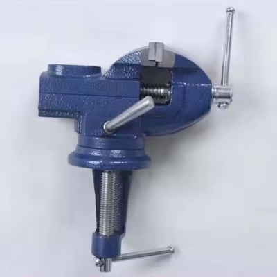 Picture of 2 inch Heavy Duty Work Bench Vice Engineer Jaw Swivel Base Workshop Vise Clamp For Universal Work (2 inch Bench Vice)