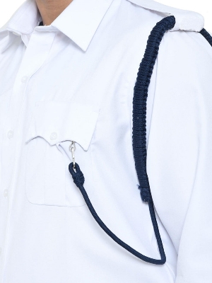 Picture of Security Guard Dress - Guard Dress white Full set - Pant, Shirt , Belt , Cap , Bach, Solder , Lanyard