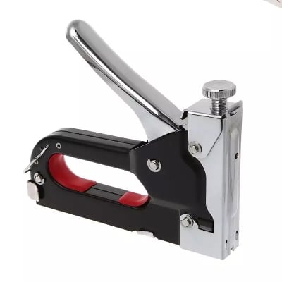 Picture of Heavy-Duty Staple Gun Three Purpose Nail Gun Hand Nail Holder, U-Shaped T-Shaped D-Shaped Staples, Easy to Carry and Adjustable (Staple Nail Gun)