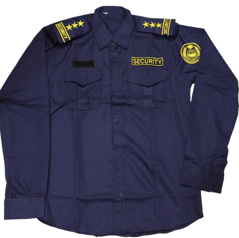 Picture of Guard Pant Shirt full set dress - Security uniform pant shirt  cap belt Bach including