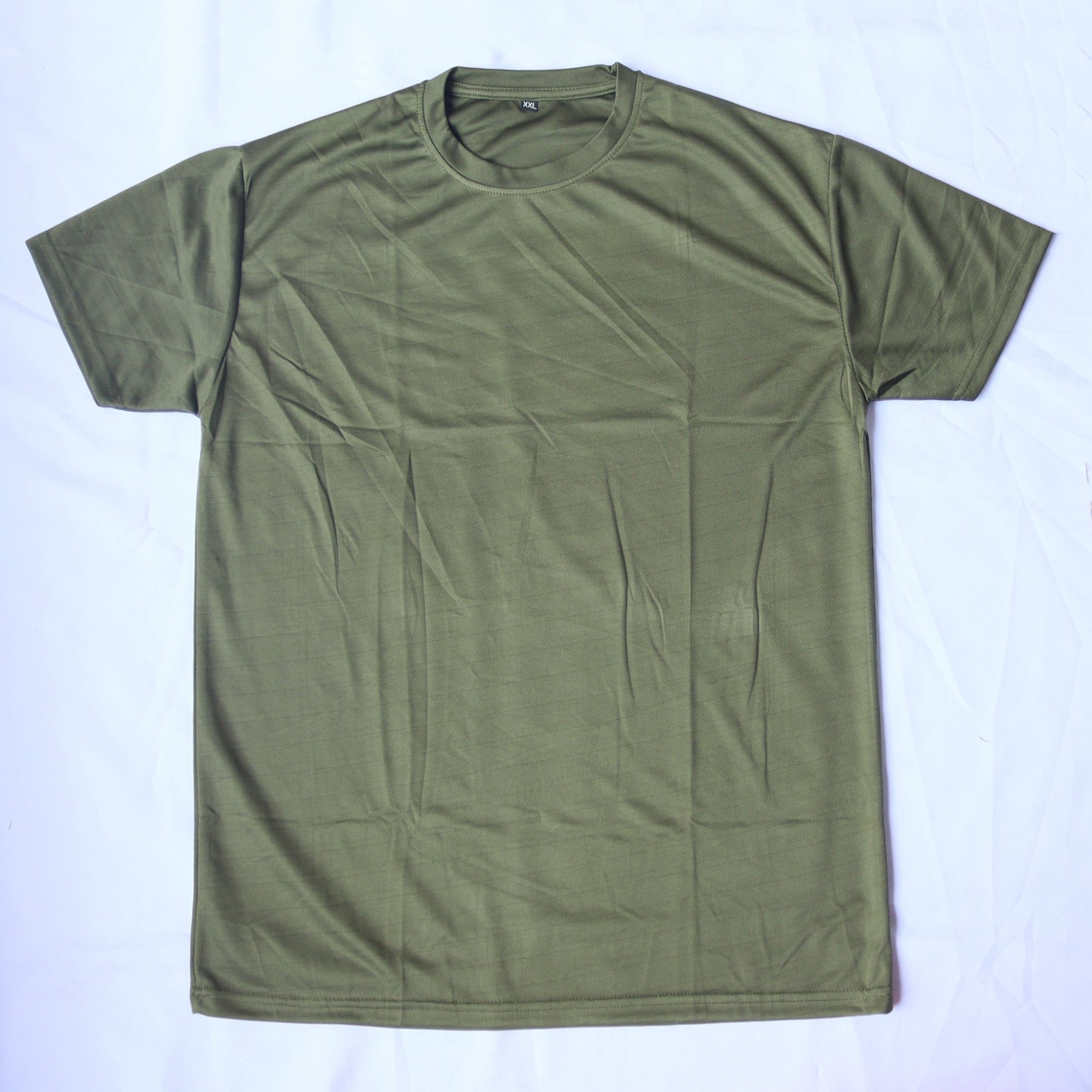 Picture of Classic Olive Green Plain T-Shirt for Men – Soft, Comfortable & Versatile Everyday Wear