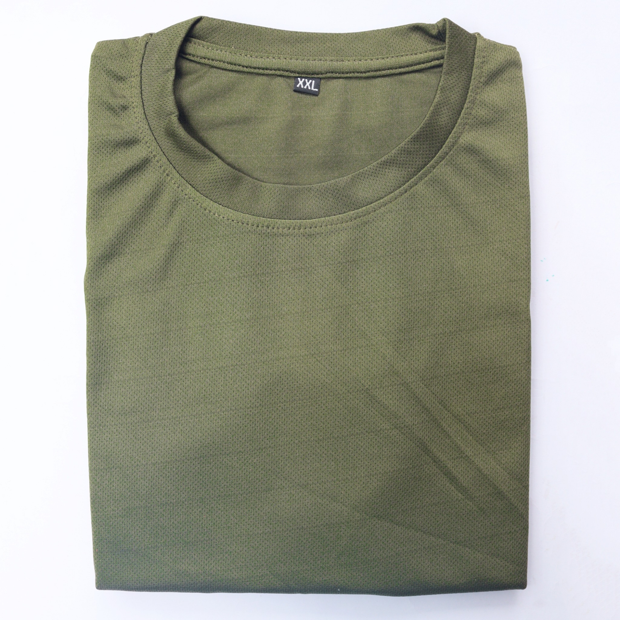 Picture of Classic Olive Green Plain T-Shirt for Men – Soft, Comfortable & Versatile Everyday Wear