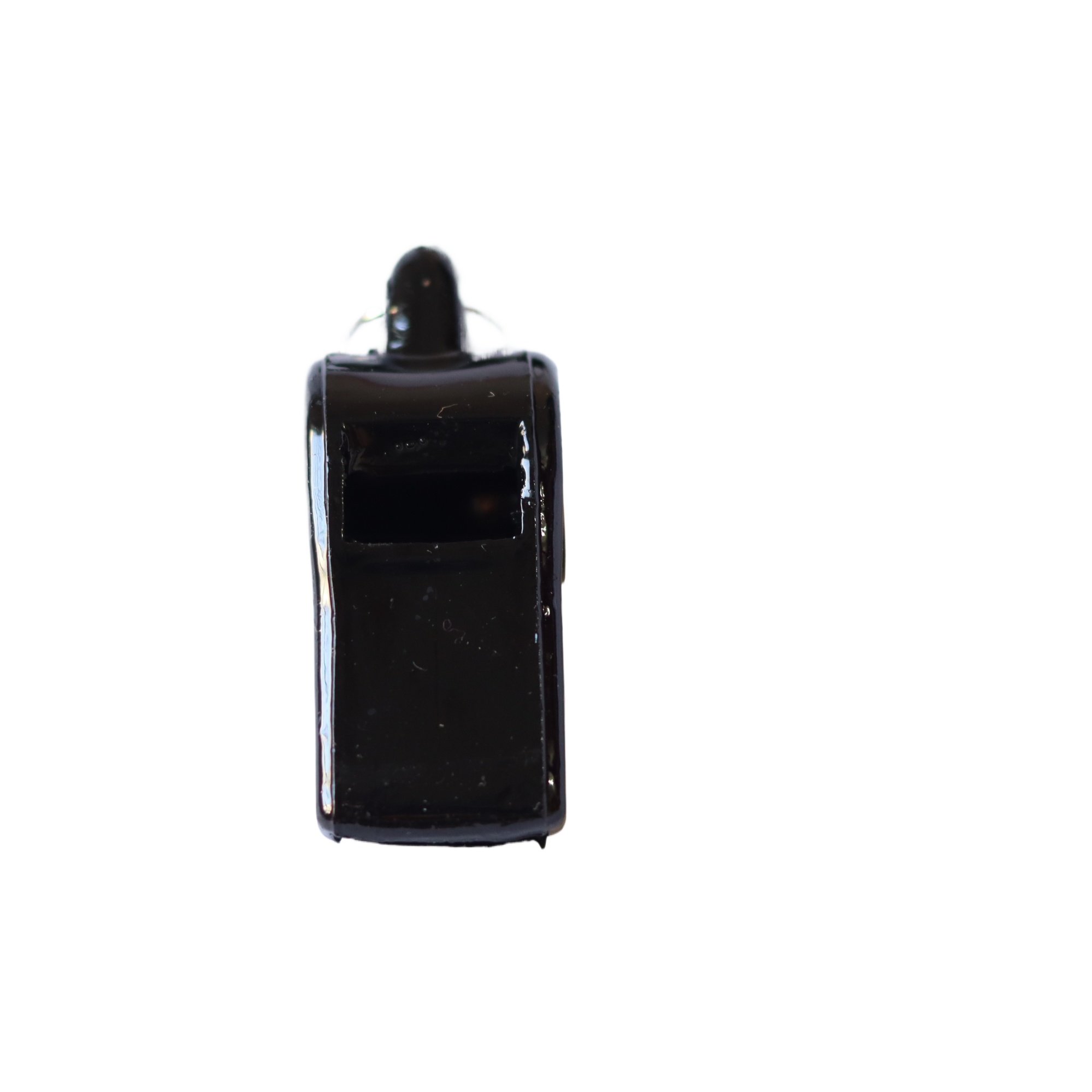 Picture of Black Plastic Whistle with Lanyard-Plastic Wonder Whistle for Referees Coaches Lifeguards Survival Emergency Football Pea Whistle