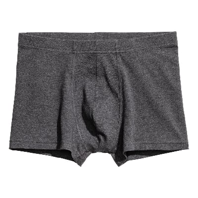 Picture of Gray Supima Cotton Boxers  for Men -Men's Cotton Underwear Breathable Soft Ultra-thin Briefs