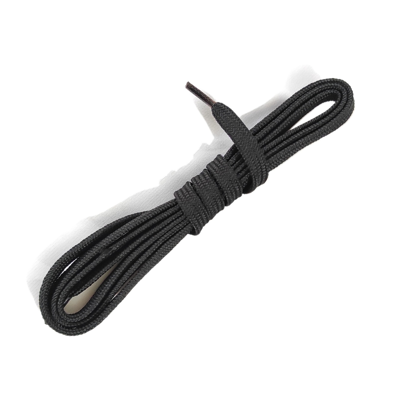 Picture of Shoe Laces for Sneakers - Polyester Flats Boot Laces- Shoe Laces for boots- Black Flat shoe large size 170cm+