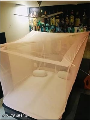 Picture of Magic MOSQUITO NET Premium Quality - Mosquito Net Nylon Khaki Single & Double Bed, For Home