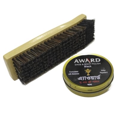 Picture of High Quality Boots Brush & boot Polish - Premium quality Shone Brush with shoe polish for your shoes