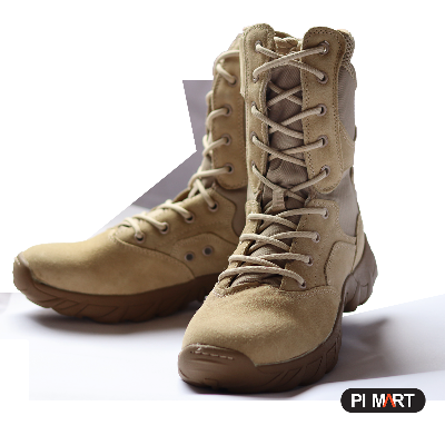 Picture of Desert Boots - Leather long Brown Fashion boots for Bikers-  premium Quality Biker Fashion Long Zipper Boots