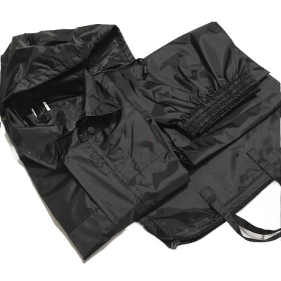 Picture of Biker 100% waterproof Rain Suit -Solid Men two part Raincoat - Double Layer Waterproof rain jacket with premium Bag -
