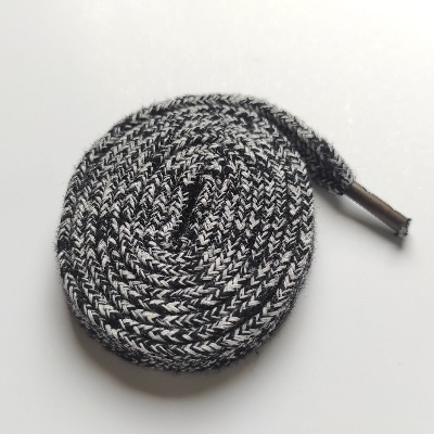 Picture of Black And White large replacement sneaker Lace - Boot Lace 50inch+