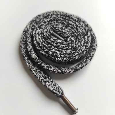 Picture of Black And White large replacement sneaker Lace - Boot Lace 50inch+