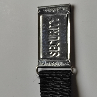 Picture of Security Belt for security guard - Fabric Nylon Belt for man Blackand metal bokless