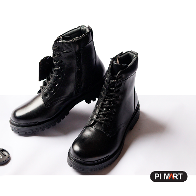 Picture of Bikers Genuine Leather boots , High Quality Zipper Bikers Boots for man