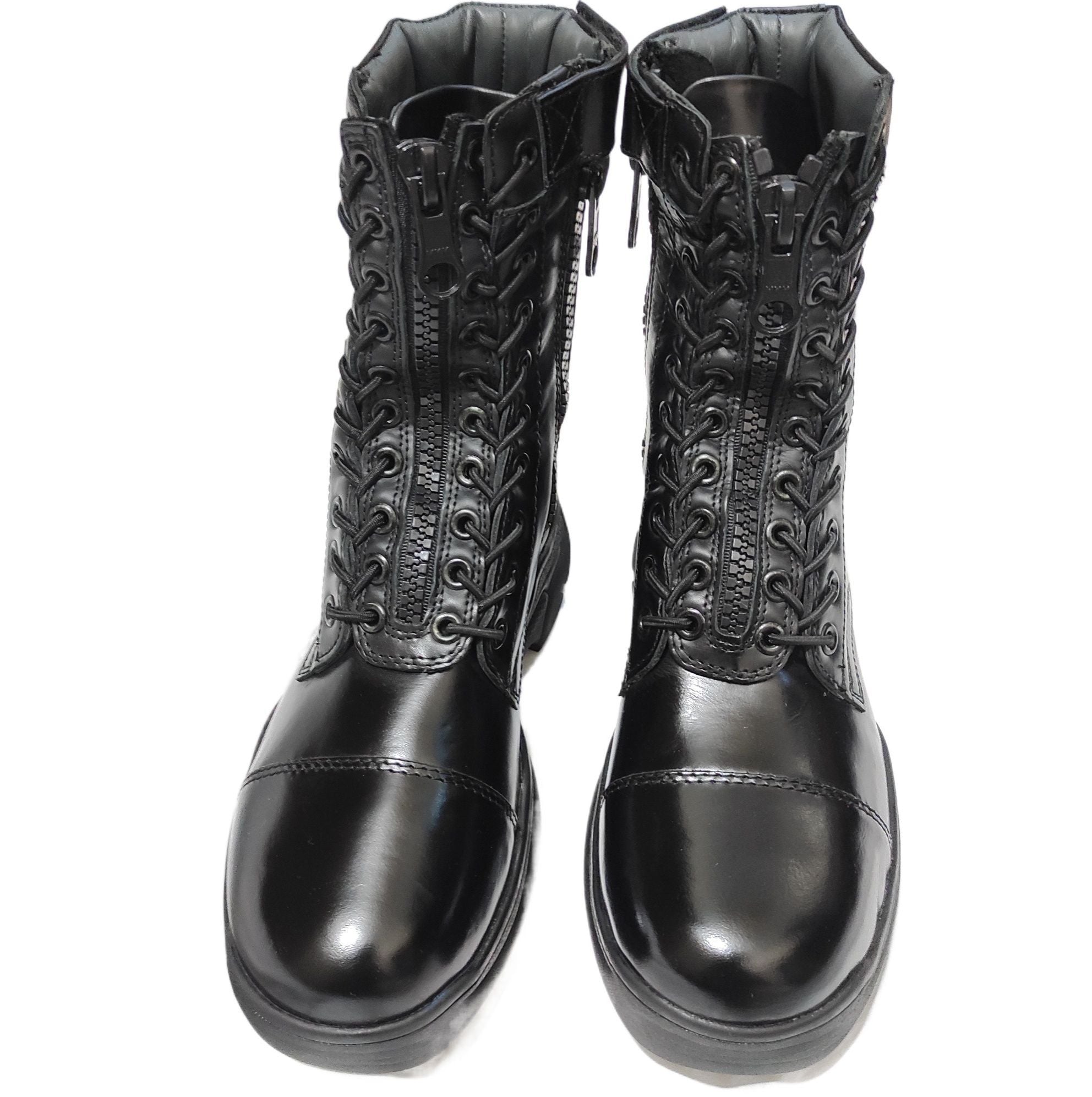 Picture of Heavy-Duty Tactical Combat Boots for Men – Side Zipper, Anti-Slip Sole, Military Grade