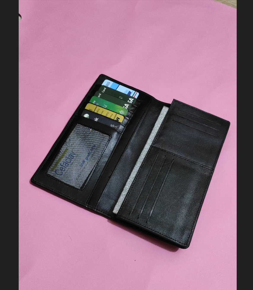 Picture of Bangladesh Army Genuine Leather Wallet – Premium Military Card & ID Holder with Embossed Emblem for Officers, Personnel, and Collectors