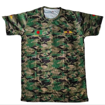 Picture of Bangladesh Army Special Force Camouflage T-Shirt – Military Jersey for Men | Stylish & Comfortable
