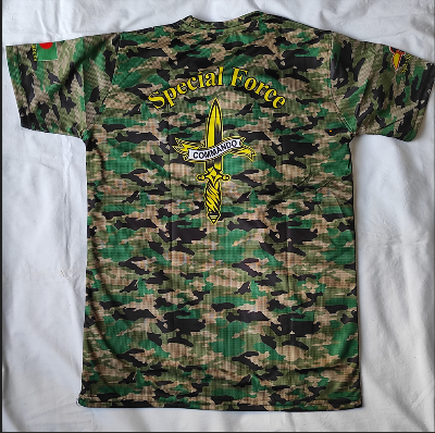 Picture of Camouflage Half-Sleeve Jersey T-Shirt – Breathable Comfort (Men & Kids)