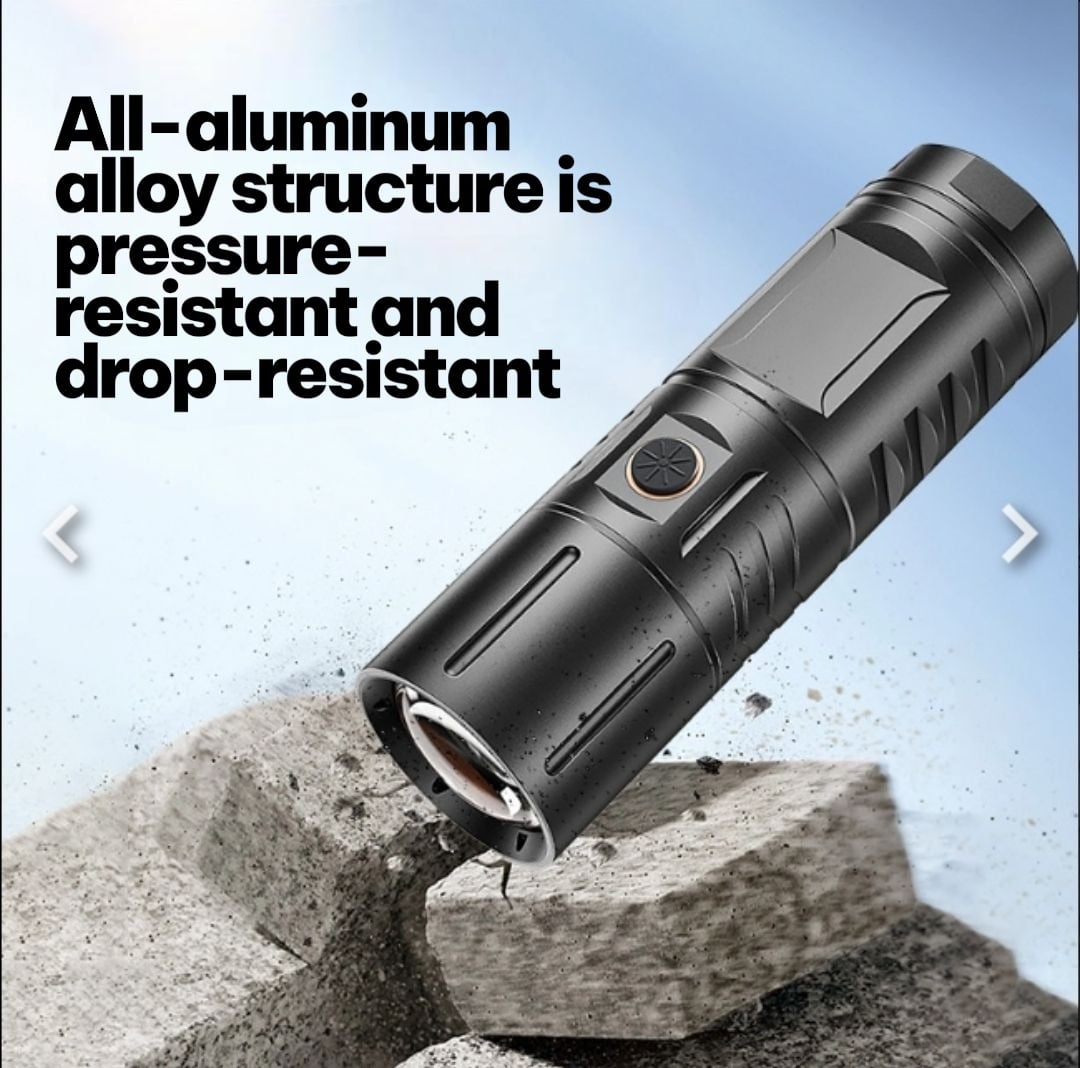 Picture of T40 High Lumen LED Flashlight | 20000mAh | 420g Lightweight | Zoom Torch | Power Bank | 3 Modes + SOS
