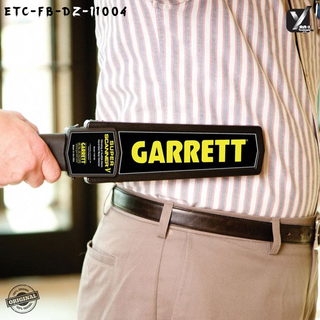Picture of Garrett Super Scanner V Hand-Held Metal Detector recharable with charger