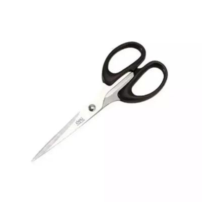 Picture of Office Affairs Student Scissor (Cloth) - Black and Silver -Silver