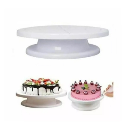 Picture of Cake Decorating Turn Table 28cm - White -White