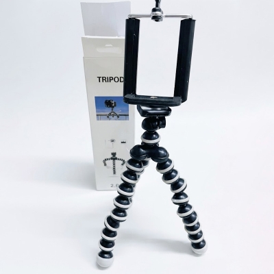 Picture of Gorilla Z-01 Octopus Tripod Stand with Phone Holder Clip Phone Camera Z01 -Black