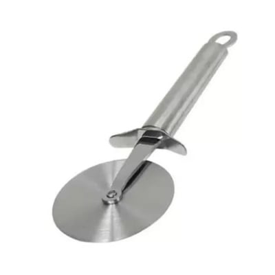 Picture of Pizza Cutter Round Shape Knife - Silver SS -Silver