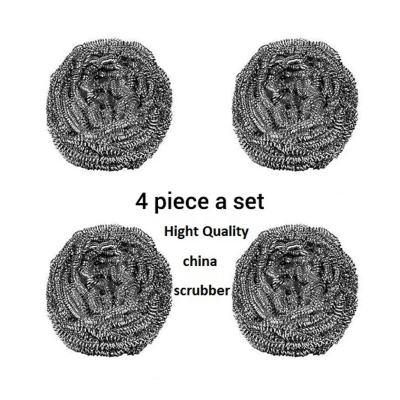 Picture of Dish Wash Metal Scrubber(4 Pcs) -Silver