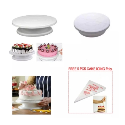 Picture of Turn Table + 5 pcs poly -White