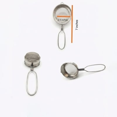 Picture of Strainer / Chakni (multi purpose seive Use) 7 Inches -Silver
