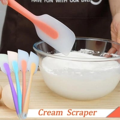 Picture of Baking Tools For Cakes Double Silicone Spatula Spoon Cookie Spatulas Pastry Scraper Mixer Butter Ice Cream Scoop -Multicolor