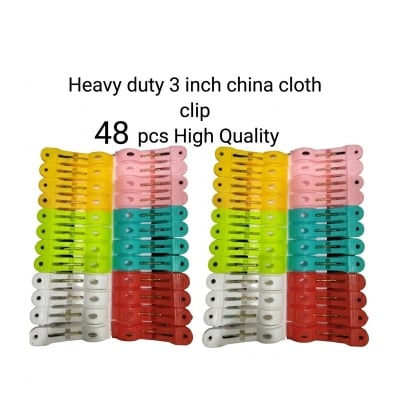 Picture of Heavy Duty Cloth Clip 48 pcs Set High Quality China -Multicolor