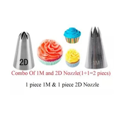 Picture of 2 Pieces Nozzle ( 1M & 2D) Combo -Silver