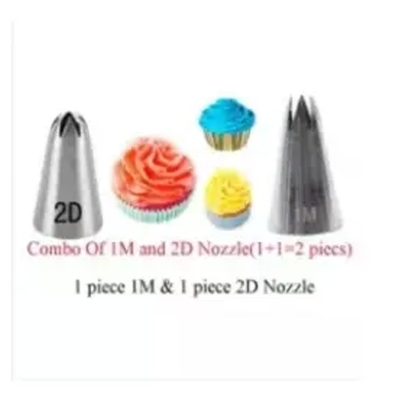 Picture of 2 Pieces Nozzle ( 1M & 2D) Combo -Silver