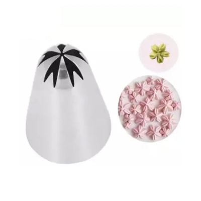 Picture of 2F Nozzle for cake decoration big size 1 piece -Silver