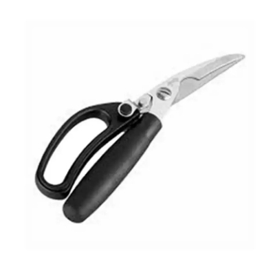 Picture of Fish/Chicken Cutting Scissor  Black/ Red -Multicolor