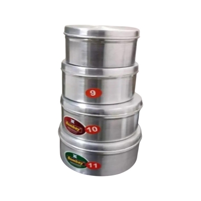Picture of Aluminum Potting Box-4Pcs -Silver