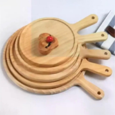 Picture of 10 Inch Wooden Pizza Platter -Off White
