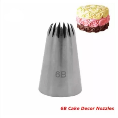 Picture of cake Decoration 6B nozzle -Silver