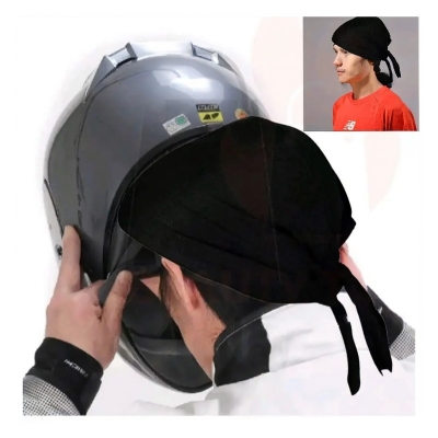 Picture of Motorcycle Helmet Inner Cap -Black