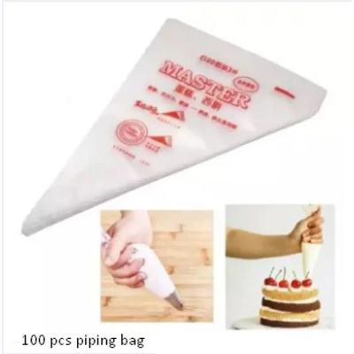 Picture of 100pcs Plastic  Piping Bags Cake Cream Decorating