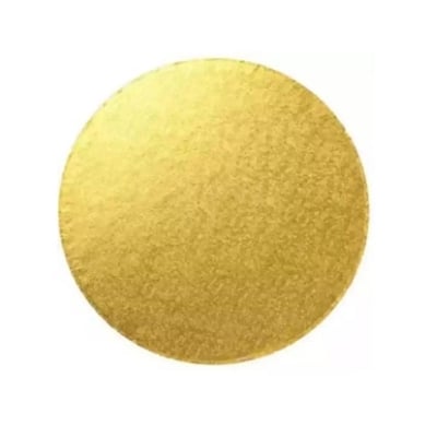 Picture of 10 Inches Round Tiered Cake Boards- 3 pcs -Yellow