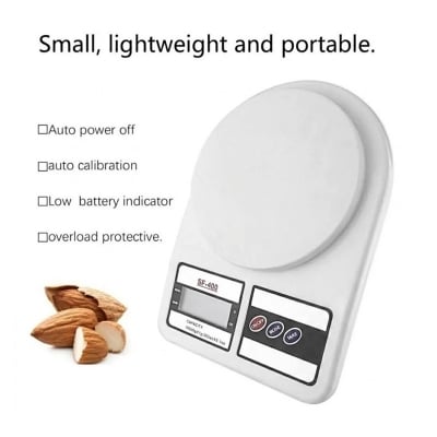 Picture of Kitchen Digital Weight Scale Lcd Display -White